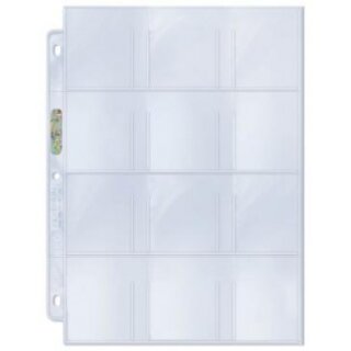 UP - 12-Pocket Platinum Page with 2-1/4&quot; X 2-1/2&quot; Pockets (100)