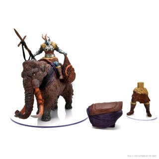 D&amp;D Icons of the Realms Miniatures: Snowbound Frost Giant and Mammoth Premium Set (2)