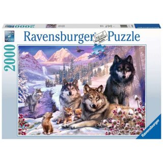 Puzzle: W&ouml;lfe im Schnee (2000 Teile)