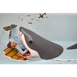 Der wei&szlig;e Hai Actionfiguren Doppelpack Toony Terrors Jaws &amp; Quint 15 cm