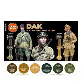 DAK Soldiers Uniform Colors