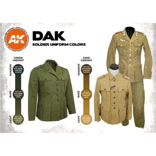 DAK Soldiers Uniform Colors
