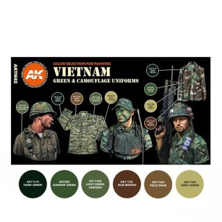 Vietnam Green &amp; Camouflage Uniforms