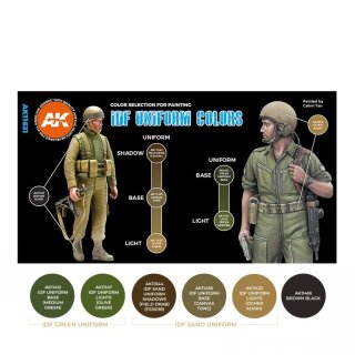 IDF Uniform Colors