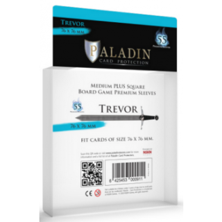 Paladin Sleeves - Trevor Premium Medium+ Square 76x76mm (55)