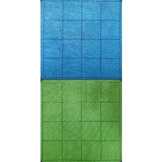 Megamat 1&rdquo; Reversible Blue-Green Squares (34&frac12;&rdquo; x 48&rdquo; Playing Surface)