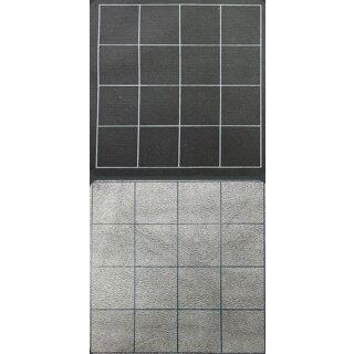 Megamat 1&rdquo; Reversible Black-Grey Squares (34&frac12;&rdquo; x 48&rdquo; Playing Surface)