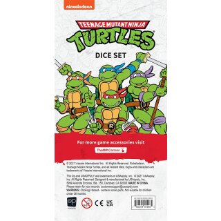 Teenage Mutant Ninja Turtles Dice Set (6)
