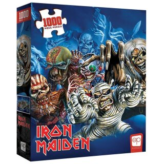 Iron Maiden &ldquo;The Faces of Eddie&rdquo; Puzzle (1000 Teile)
