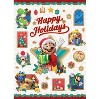 Super Mario &quot;Happy Holidays&quot; Puzzle (1000 Teile)