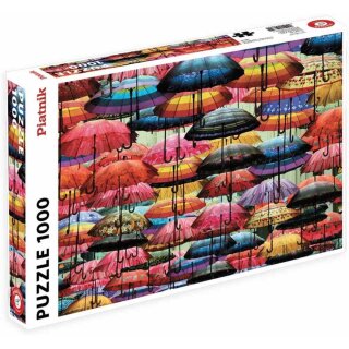 Puzzle - Kunterbunte Schirme (1000 Teile)