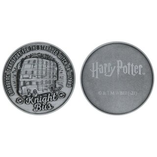 Harry Potter Knight Bus Medallion