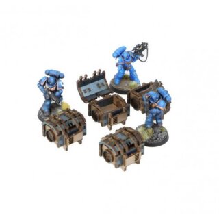 Industrial Crates Set (Blue)