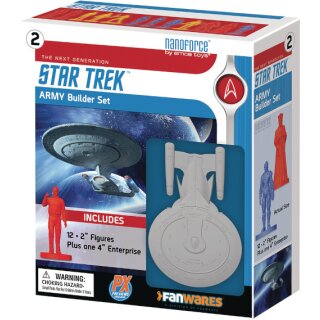 Star Trek: The Next Generation Nanoforce Army builder Figure Box Set