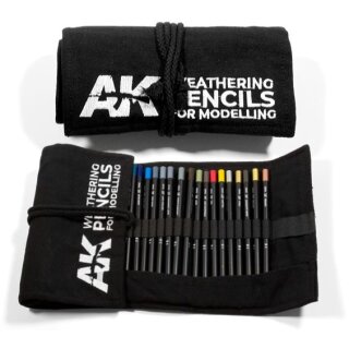 Weathering Pencils Full Range (Cloth Case)
