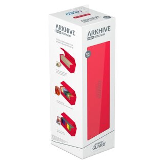 Ultimate Guard Arkhive 400+ XenoSkin Monocolor Rot