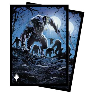UP - Standard Sleeves for Magic: The Gathering - Innistrad Midnight Hunt V5 (100)