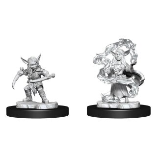 Critical Role Miniaturen unbemalt Goblin Sorceror and Rogue Female (2)