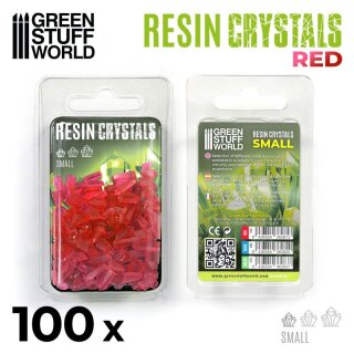 Resinkristalle - Red (Klein)
