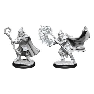 Critical Role Miniaturen unbemalt Hobgoblin Wizard and Druid Male (2)