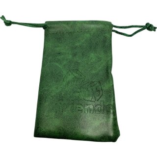 W&uuml;rfelbeutel: PU-Leather-Bag Green