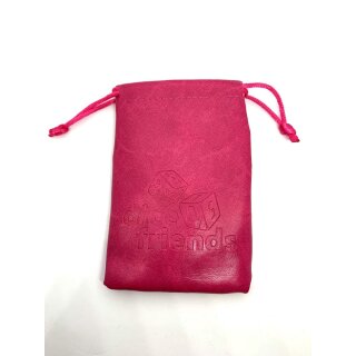 W&uuml;rfelbeutel: PU-Leather-Bag Pink