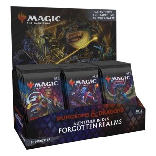 Magic the Gathering Adventures in the Forgotten Realms Set Booster Display (30) (DE)