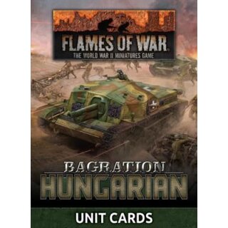 Bagration: Hungarian Unit Cards (EN)