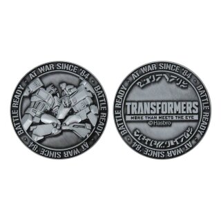 Transformers Sammelm&uuml;nze Battle Ready Limited Edition