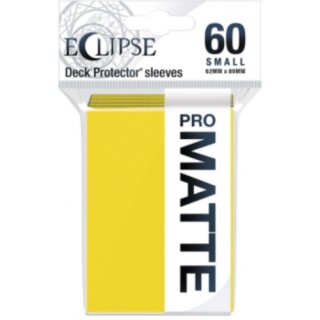 UP - Eclipse Matte Small Sleeves: Lemon Yellow (60)