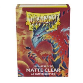 Dragon Shield Japanese Size Matte Clear Outer Sleeves - Clear Cosmere (60)
