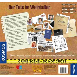 Murder Mystery Case File - Der Tote im Weinkeller (DE)