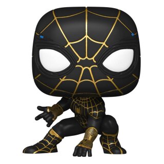 Spider-Man: No Way Home POP! Vinyl Figur Spider-Man (Black &amp; Gold Suit) 9 cm