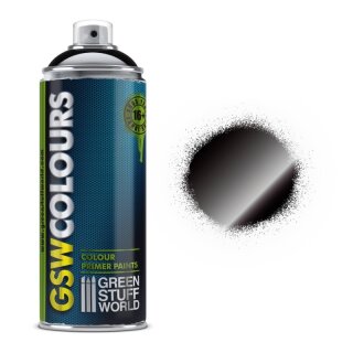 GSW Sprays Primer: Black Gloss (400ml)