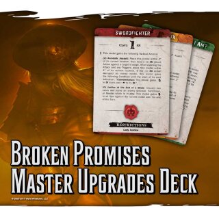 Malifaux: Broken Promises Master Upgrades Deck *M&auml;ngelexemplar*