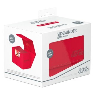 Ultimate Guard Sidewinder 80+ XenoSkin Monocolor Rot