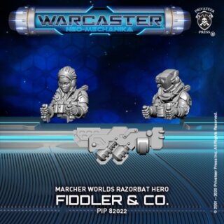 Warcaster Marcher Worlds Mantlet - Fiddler &amp; Co. (metal/resin)