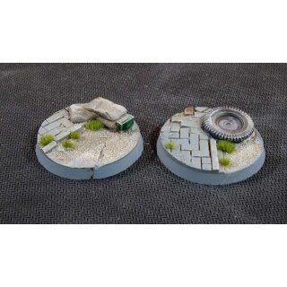 Bases Round 40 mm Battle Ready (5)