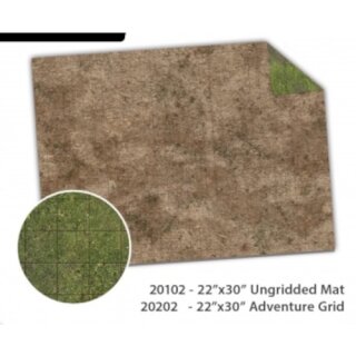 MFC - 44x30&quot; Broken Grassland/ Desert Scrubland Game Mat