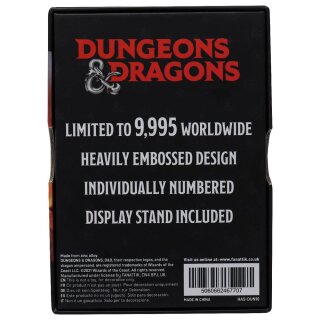 Dungeons &amp; Dragons Metallbarren Player Handbook Limited Edition