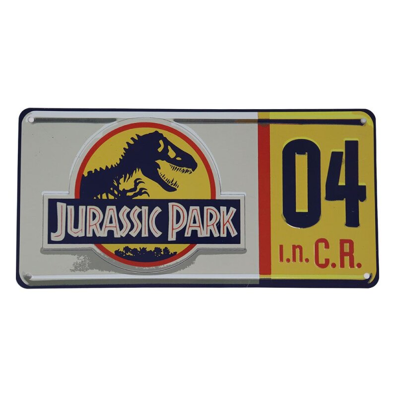 Jurassic Park Replik Replica Dennis Nedry Nummernschild License Plate 
