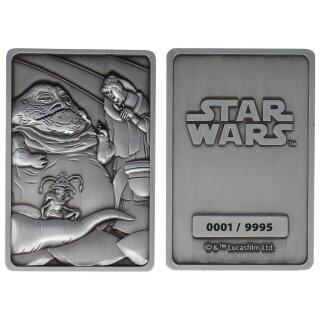 Star Wars Iconic Scene Collection Metallbarren Jabba the Hut Limited Edition