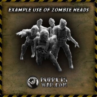 Zombie heads (5)
