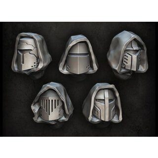 Hooded Crusaders helmets (5)