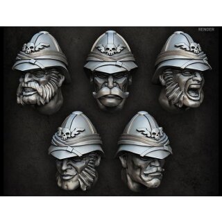 Colonial Troopers Heads (5)