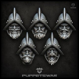 Conquista Troopers Heads (5)