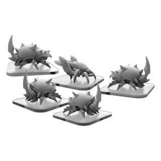 Monsterpocalypse Savage Swarm Unit - Razor Beetles &amp; Cliff Hopper (metal) (EN)