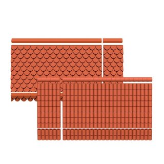 Silikon Texturplatten - Dach 1:35 54 mm (2)