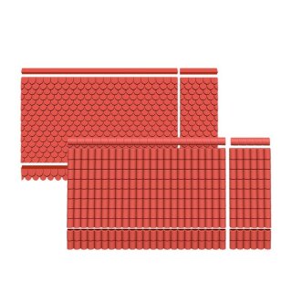 Silikon Texturplatten - Dach 1:48 30 mm (2)