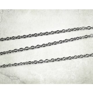 Silver Hobby Chain 4mm x 3mm (1 meter)